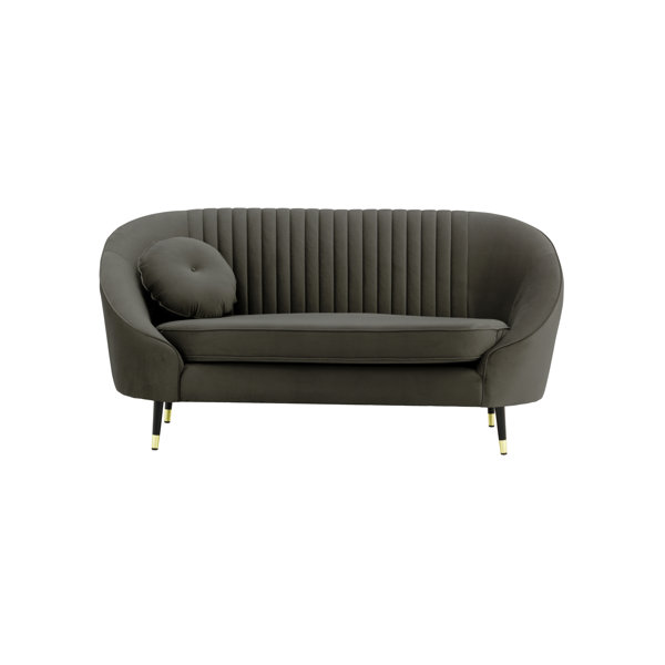 Roy velvet loveseat discount